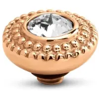 Melano Twisted Crystal Bali Steentje Crystal | Rosé