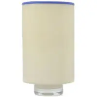 Ona vaas (15x26cm) crème wit Milo