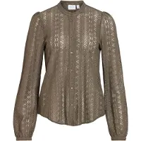 Vila Blouse 'VIChikka' bruin
