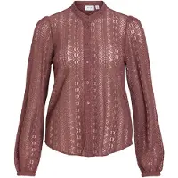 Vila Blouse 'VIChikka' roestbruin
