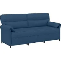 vidaXL Bank 100% polyester metalen frame MDF, Multiplex