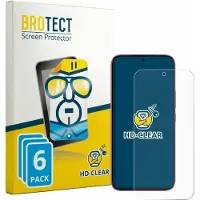 BROTECT - Screenprotector voor Infinix GT 50 Pro - Folie Beschermfolie transparant 6 Stuks