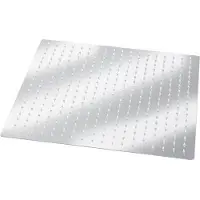 OEM Regendouchekop van roestvrij staal, 50 x 50 cm - Water- en energiezuinig - Inbouwarmatuur voor de badkamer - Zilverkleur.