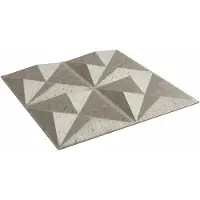 vidaXL Wandpanelen 48 st 50 x 50 cm Origami beton XPS Schuim