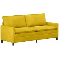 vidaXL Bank Geel 196 x 81 x 87,5 cm Fluweel