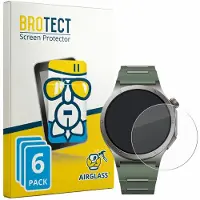BROTECT Screenprotector 6 Stuks voor OnePlus Watch 4 Beschermglas transparant