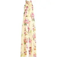 Vera Mont Jumpsuit lichtgeel / groen / rosa