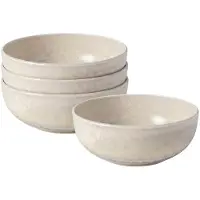 Villeroy & Boch Poke Schalen Perlemor Sand ø 18 cm Set van 4