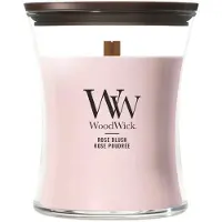 Woodwick Rose Blush Medium Geurkaars