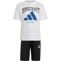 Adidas Trainingspak 'x Minecraft' blauw / zwart / wit