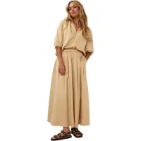 Amaya Amsterdam Dames Rokken Sutton Skirt - Beige - Maat L