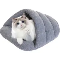 Markenlos Comfortabel hondenbed - Verwarmend plucheffect - Ideaal als slaapplek voor honden.