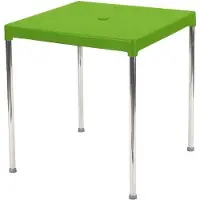 OEM Aluminium tuinmeubilair, 70 x 70 x 13 cm, groen, modern design