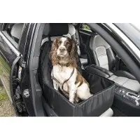 OEM Hondenrek voor auto - Waterdichte reishouder - Opvouwbaar voor voor- en achterbank - Universele zwarte dierenvervoerder - 2-in-1 hondenmand voor auto