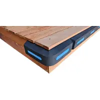 BREG Steigerfender - EVA foam - hoek 50 x 12 x 6 cm - waterdicht