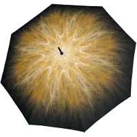 Doppler paraplu Fiber Flex Long AC Imperial Golden Feather veelkleurig