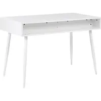 Beliani ESLANE - Bureau - Wit - 120 x 60 cm - Vezelplaat