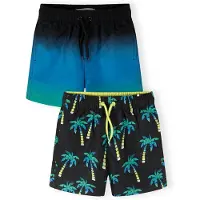 MINOTI Zwemshorts blauw / azuur / geel / zwart