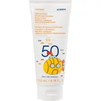 Korres Yoghurt Comfort zonnebrandemulsie voor kinderen SPF 50 Zonnebrandcrème 200 ml