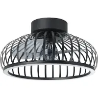 Eglo Plafondventilator met LED lamp | Mogano | Ø 42.8 cm | 2700-6500K | Zwart