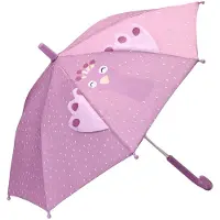 Trixie | Kinderparaplu - Mrs. Peacock - Voor Jongens en Meisjes - Kleine paraplu - Paars