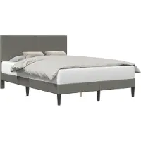 vidaXL Bedframe met hoofdeinde Lichtgrijs 160 x 200 cm Corduroy stof