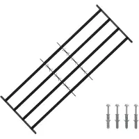vidaXL Beveiligingsrooster voor ramen met 4 kruisbalken 3 pcs