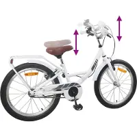 vidaXL Kinderfiets 20 Inch voor 6-11 jaar oud Wit