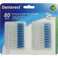 Denterest Tandenragers 80 Stuks - Incl. Opbergdoosje - Herbruikbaar - Tandenstokers - Ragers Mondverzorging -