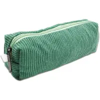 Benza Ibenzoa Etui met koord – Ruim etui van 20 x 7,5 x 4,5 cm voor school en kantoor, ruimte voor maximaal 30 pennen, krasbestendig corduurtje, stevige rits, roze/perzik
