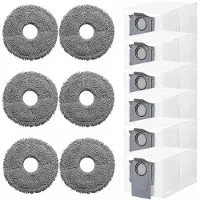 AreoSe - Stofzuigerzakken voor Roborock Q Revo / Q Revo Pro / S / Curv / Saros 10R - 1 stuk