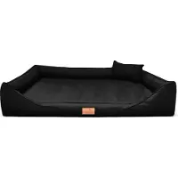 Tierlando Orthopedisch hondenbed Hektor | Gemaakt van een extreem duurzame polyester hoes, ULTRA-STRONG - Afmetingen: 160x110 cm | Kleur: 03 Zwart