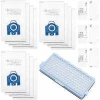 AreoSe - Stofzuigerzakken en filters voor MIELE C3 C2 - 12 zakken + 7 filters