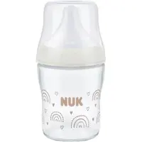 Nuk Babyfles Glas Perfect Match Regenboog 120ML 0+mnd