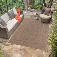 Muratap Sahara buitenkleed jute-look weerbestendig vloerkleed 280x380 cm