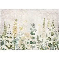 WALLARENA - Behang 312x219 cm + Fotobehang - Vliesbehang - Bladeren motif - Naar de slaapkamer, woonkamer - Vinyl - Groen