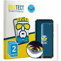BROTECT - Screenprotector voor Oukitel G7 - Folie Beschermfolie transparant volledig dekking - 2 Stuks