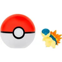 Pokémon - Clip N Go Cyndaquil with Poke Ball (PKW4608)