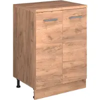 Vicco Uitbreidingskast Rion, Goudkleurig Eiken/Goudkleurig Eiken, 60 x 46 cm zonder schuine kant met 2 deuren