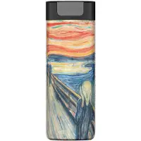 Kambukka Olympus Thermobeker - 500ml - Edvard Munch "The Scream" - Limited Edition - RVS - 100% Lekvrij - Houdt 10u Warm - Duurzame UV-Print
