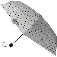 Trespass Dreep Polka Dot Vouwparaplu (Wit)