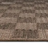 Muratap Sahara rond buitenkleed jute-look weerbestendig vloerkleed beige- 240 cm rond
