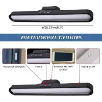 OEM Verstelbare USB-spiegel met verlichting, zwart, voor de badkamer, 3 kleuren, magnetisch, 1 stuk