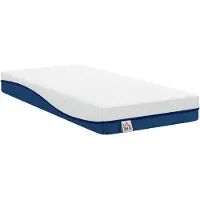 HOMCOM Matras - Gebreide stof, traagschuim met gel - 190 x 90 x 20 cm - Blauwgroen