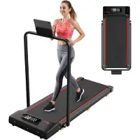Mira Loopband Inklapbaar - Loopband Inklapbaar Met Helling - Loopband - Rood - 113cm x 49cm x 11cm
