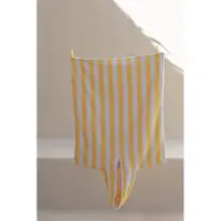 Casilin - Baby bad en strand poncho - Voor jongens en meisjes - 100% Katoen badstof - 2-4 jaar - Geel