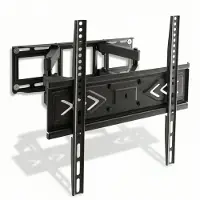 Meisterhome TV Muurbeugel 32 t/m 70 Inch – Draaibaar & Kantelbaar – Universele TV Beugel – VESA 400x400 – Uitschuifbaar – Max. 45 kg – Zwart