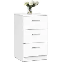 OEM Bureaufauteuil met bijzettafel | Houten meubels voor werk- en woonruimte (wit)