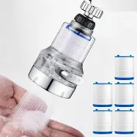 OEM Draaibaar waterfilter voor de kraan, geschikt voor 360 graden rotatie - ideaal voor keuken en badkamer