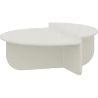 En.casa Salontafel Tondesdaslo 90x90x35 cm wit []